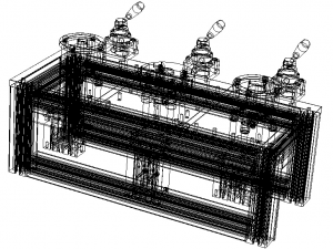 Air Gauge Station for Measuring Internal Diameters on 3 Steps Modèle 3D