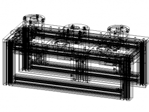 Air Gauge Station for Measuring Internal Diameters on 3 Steps Modèle 3D