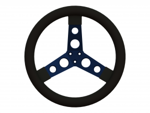 Custom Steering Wheel 3 Spoke for Go Kart 3Dモデル