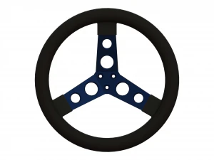 Custom Steering Wheel 3 Spoke for Go Kart 3D Model