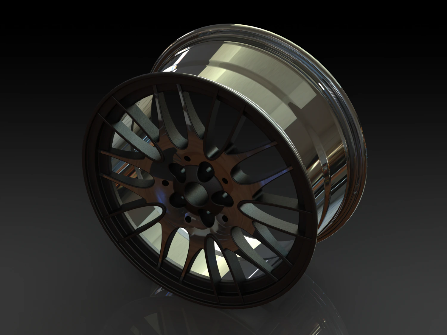Classics Style Rims 3D Model .c4d .max .obj .3ds .fbx .stl .blend 