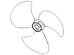 Fan Propeller Modello 3D