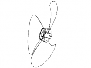 Fan Propeller Modello 3D