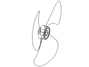 Fan Propeller Modello 3D