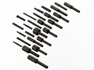 Progressive Type Plug Gauge Set for Measuring Range 9 to 50 mm 3D Model
