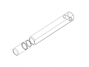 Progressive Type Plug Gauge Set for Measuring Range 9 to 50 mm 3D Model