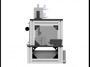 Tension Inspection and Tube Cutting Machine of Brass Truck Fittings Modèle 3D