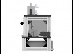 Tension Inspection and Tube Cutting Machine of Brass Truck Fittings 3D Model