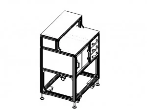 T-Slot Profile Workstations for MOD800W MOD900W MOD1000W 3D Model