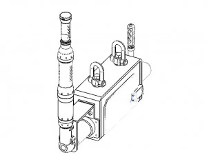 Bushing Press Tool for Beam sa rr axle 3D Model