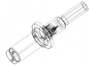 Standard Air Plug Gauges Sets for Measuring Range Up To 75 mm 3D Model