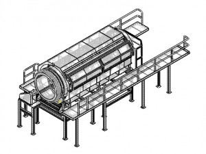 HEAVY DUTY TROMMEL SCREEN Modelo 3D
