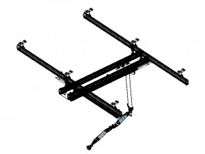 Lift Assistance Arms Series 4 with Lightweight Crane System Modelo 3D