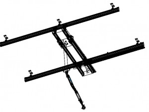 Lift Assistance Arms Series 4 with Lightweight Crane System Modelo 3D