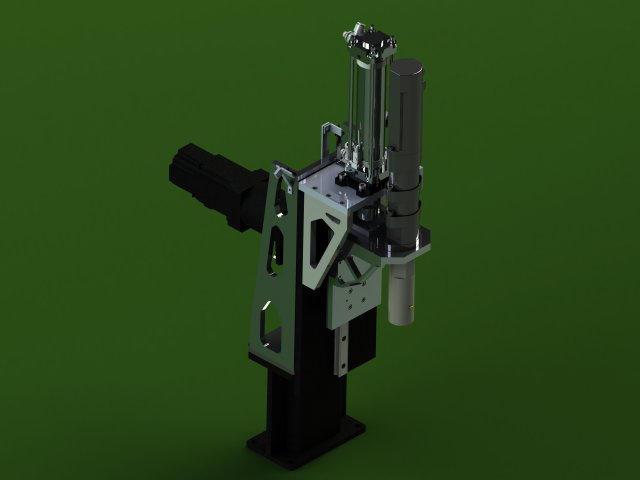 Automatic Nutrunners System MOD Tightening TU020 3D Model .c4d .max .obj .3ds .fbx .stl .blend 