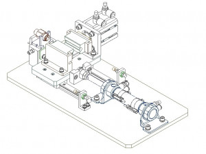 Tension Test Machine of Brass Truck Fittings 3D Model
