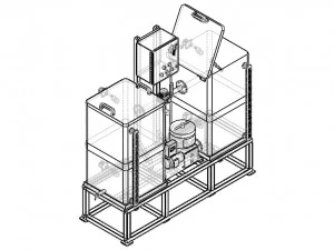 Oil Filter Machine - Rust Preventive 3D Model