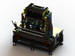 Calibro di controllo della posizione del blocco cilindri Modello 3D