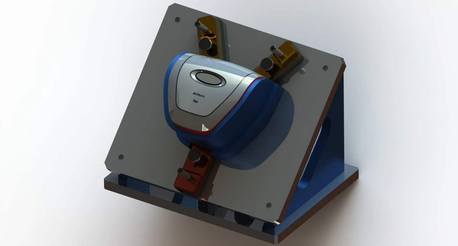 Checking Fixture Jig CF for Auto Parts M01 3D Model .c4d .max .obj .3ds .fbx .stl .blend 