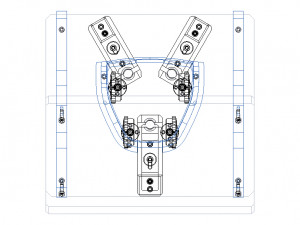 Checking Fixture Jig CF for Auto Parts M01 3D-Modell