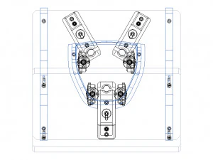 Checking Fixture Jig CF for Auto Parts M01 3D Model