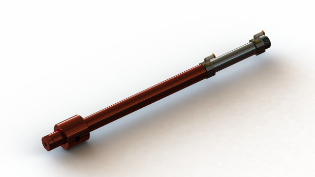 Lower Electrode Pin Shift for Nut Welding M6 3D Model .c4d .max .obj .3ds .fbx .stl .blend 