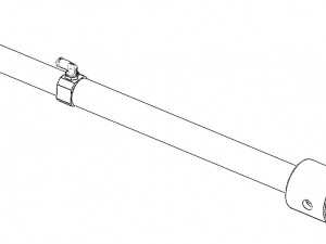 Lower Electrode Pin Shift for Nut Welding M6 3D Model