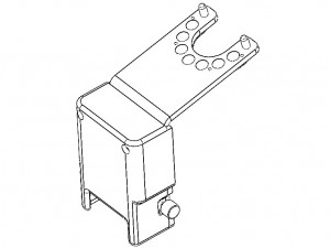 BRACKET SENSOR DETECT CASTER ALIGNMENT TESTER Model 3D