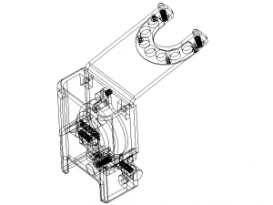 BRACKET SENSOR DETECT CASTER ALIGNMENT TESTER 3D Model