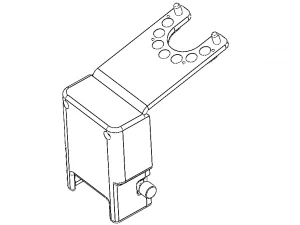 BRACKET SENSOR DETECT CASTER ALIGNMENT TESTER 3D Model