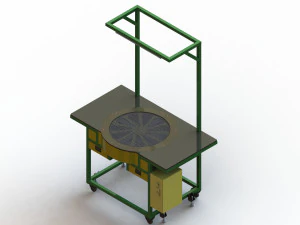 Lijadora de disco para caucho de coche reacondicionado Modelo 3D