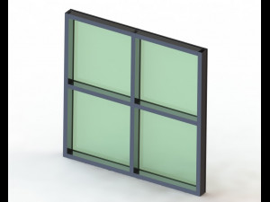 ALUMINIUM CURTAIN WALL 3Dモデル