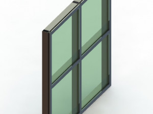 ALUMINIUM CURTAIN WALL Modelo 3D