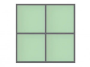 ALUMINIUM CURTAIN WALL 3D Model