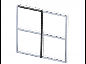 ALUMINIUM CURTAIN WALL Modelo 3D