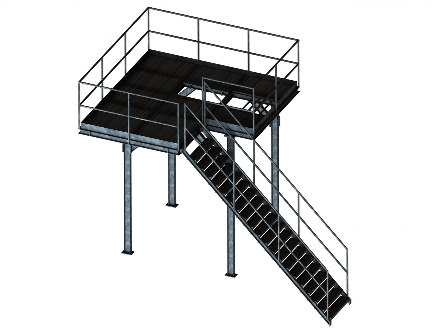 SEPARATOR PLATFORM 3D Model .c4d .max .obj .3ds .fbx .stl .blend