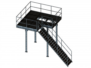 SEPARATOR PLATFORM 3D Model