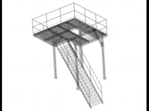 SEPARATOR PLATFORM 3D Model