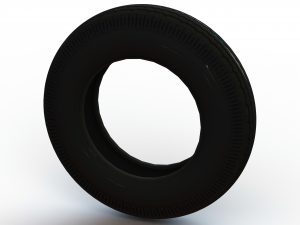 Highway Trailer Tyre 10 Inches 3D-Modell