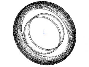 Highway Trailer Tyre 10 Inches 3D Model
