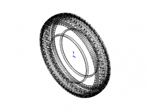 Highway Trailer Tyre 10 Inches 3D Model