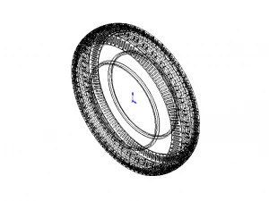Highway Trailer Tyre 10 Inches 3D Model