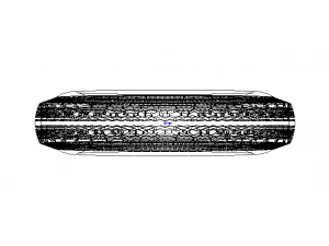 Highway Trailer Tyre 10 Inches 3D Model
