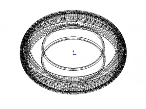 Highway Trailer Tyre 10 Inches 3D Model