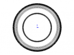 Highway Trailer Tyre 10 Inches 3D Model