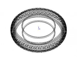 Highway Trailer Tyre 10 Inches 3D Model