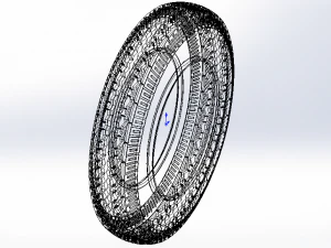 Highway Trailer Tyre 10 Inches 3D Model