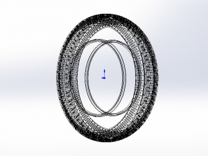 Highway Trailer Tyre 10 Inches 3D Model