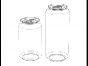 Standard Aluminum Can Modelo 3D