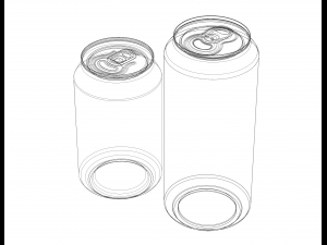 Standard Aluminum Can Modelo 3D